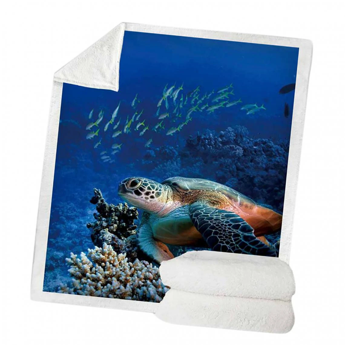 Marque Generique Couverture En Laine Douce Et Chaude Pour Canapé-lit 50 X 60 '' Sea Sc... 3 Marque Generique Couverture En Laine Douce Et Chaude Pour Canapé-lit 50 X 60 '' Sea Sc...