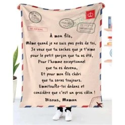 Marque Generique Couverture Lettre Imprimé Quilts Couvertures En Flanelle Cadeaux Styl... -Talamo Magasin couverture lettre imprime quilts couvertures en flanelle cadeaux style 1 150x200cm 10201466 26284886 1140x1140