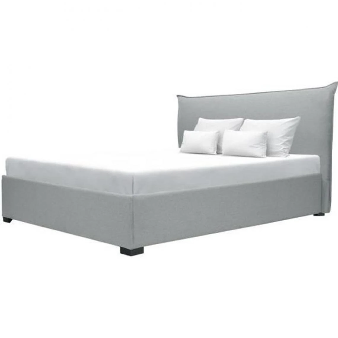 CSTORE CUSHION - Lit Coffre Adulte 160x200 Cm - Classique - Tissu Gris Clair ... 3 CSTORE CUSHION - Lit Coffre Adulte 160x200 Cm - Classique - Tissu Gris Clair ...