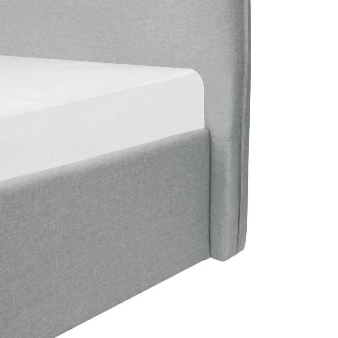 CSTORE CUSHION - Lit Coffre Adulte 160x200 Cm - Classique - Tissu Gris Clair ... 7 CSTORE CUSHION - Lit Coffre Adulte 160x200 Cm - Classique - Tissu Gris Clair ... – Image 5