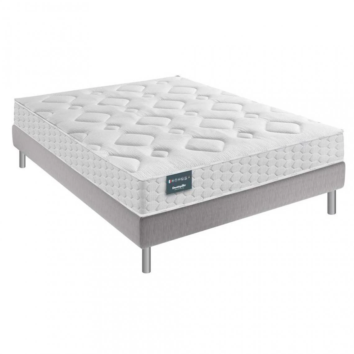 Ensemble Dunlopillo CAMELIA Sommier Confort Ferme 160x200 3 Ensemble Dunlopillo CAMELIA Sommier Confort Ferme 160x200