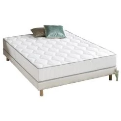 Finlandek Ensemble Matelas + Sommier 140 X 190 Cm - Ferme - 23 Cm - 550 Ressorts -Talamo Magasin ensemble hyvyys matelas sommier 140 x 190 confort equilibre 550 ressorts 23 cm finlandek 8804993 22752395 1140x1140