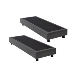 MES Ensemble Matelas 180x200 + Sommier + Tête De Lit Gris CONFORTLUXE -Talamo Magasin ensemble matelas 180x200 sommier tete de lit gris confortluxe 13487876 36913032 1140x1140