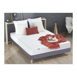 Idliterie Ensemble Matelas Mousse Réversible STRATUS + Sommier - Made In France