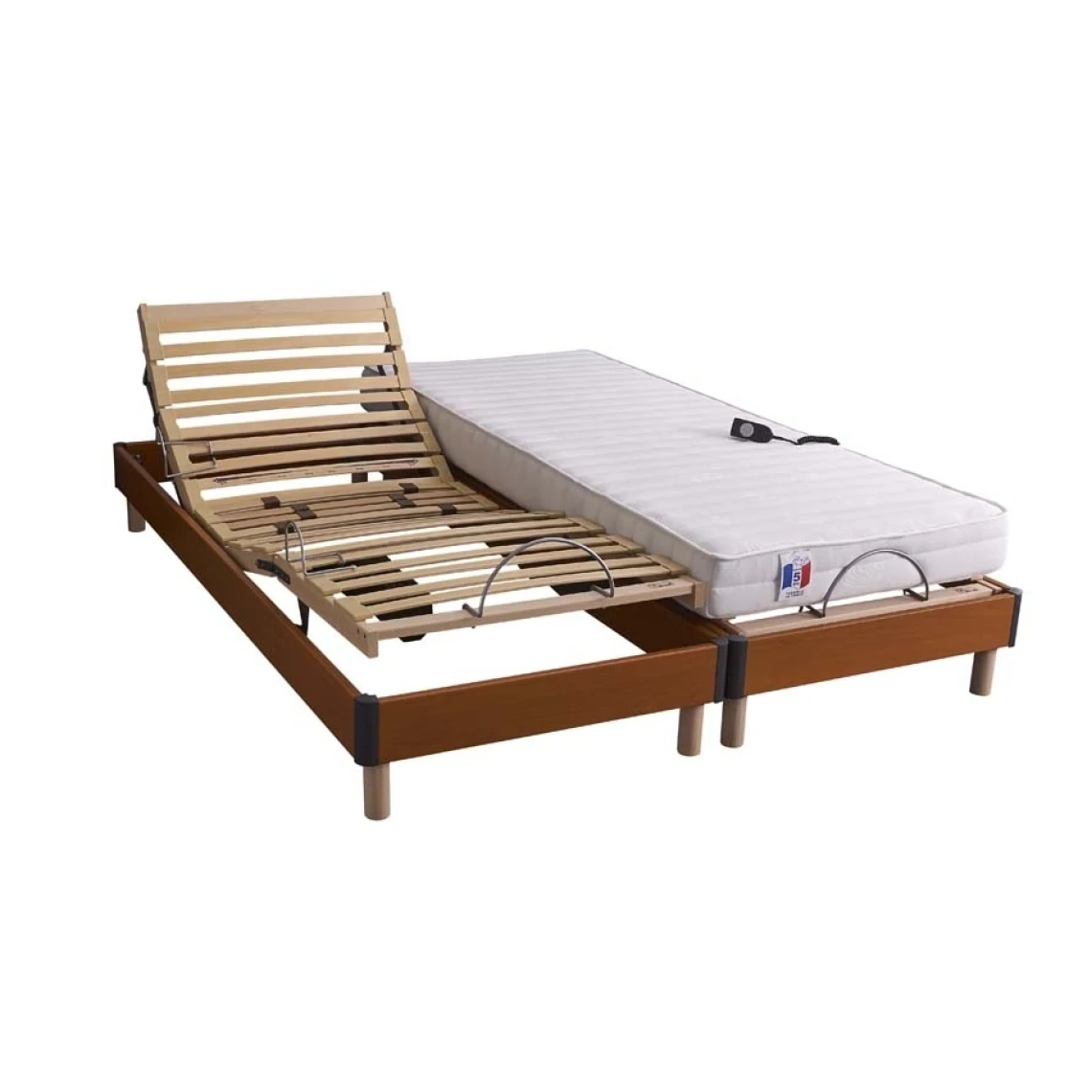 Idliterie Ensemble Relaxation 100% Latex 5 Zones 73kg/m3 + Sommier Avec Réglage... 4 Idliterie Ensemble Relaxation 100% Latex 5 Zones 73kg/m3 + Sommier Avec Réglage... – Image 2