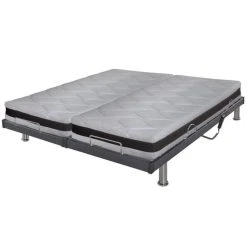 Ebac Ensemble Relaxation électrique S50 + Matelas Latex Eolys - 5 Zones - ...