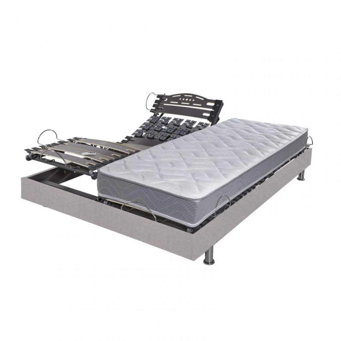 Ebac Ensemble Relaxation Relax Action + Matelas Mousse Wave - 3 Zones - 2x9... 3 Ebac Ensemble Relaxation Relax Action + Matelas Mousse Wave - 3 Zones - 2x9...