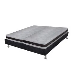 Ebac Ensemble Relaxation Relax Confort + Matelas Latex Eolys - 5 Zones - 2x...