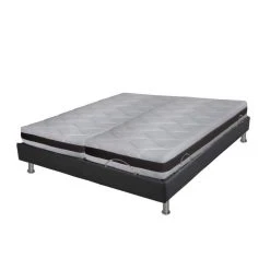 Ebac Ensemble Relaxation Relax Confort + Matelas Latex Eolys - 5 Zones - 2x...