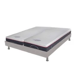 Ebac Ensemble Relaxation Relax Confort + Matelas Mémoire Forme Sand - 3 Zo...