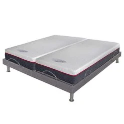 Ebac Ensemble Relaxation S62 + Matelas Mémoire De Forme Sand - 3 Zones - 2...