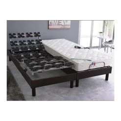 Idliterie Ensemble Relaxation Tous Plots + Matelas 100% Latex 3 Zones - FABRICAT...