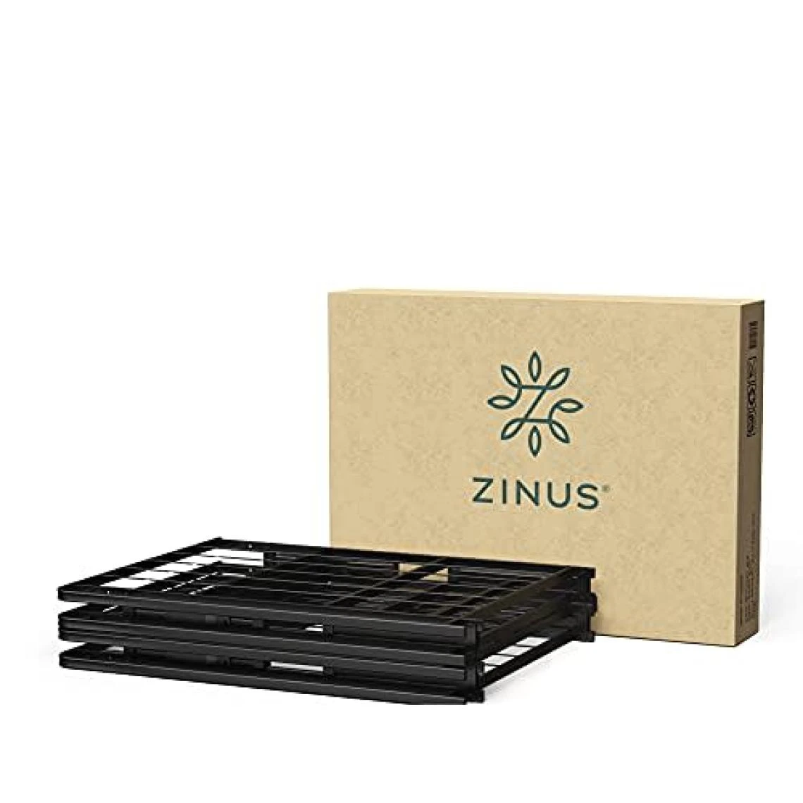 Zinus EU-SBBK-14F Cadre De Lit Régulier Métal 140x190cm Noir 4 Zinus EU-SBBK-14F Cadre De Lit Régulier Métal 140x190cm Noir – Image 2