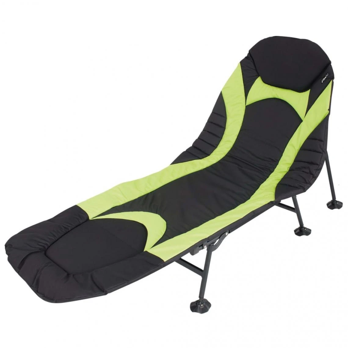 Eurotrail Lit De Camping Queen Noir Et Vert Citron 4 Eurotrail Lit De Camping Queen Noir Et Vert Citron – Image 2