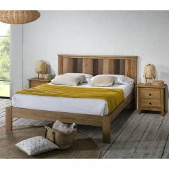 Altobuy FRED - Lit 160x200 Cm Bois Massif Ciré Naturel -Talamo Magasin fred lit 160x200 cm bois massif cire naturel 10616962 27616900 1140x1140