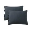Marque Generique Taie De Coussin En Polyester De Couleur Unie Avec Attaches, 2 En 1 Bei... -Talamo Magasin image 48