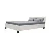 CSTORE KANSAS Lit Adulte 140 X 190 Cm - Simili Blanc - Sommier Inclus -Talamo Magasin kansas lit adulte 140 x 190 cm simili blanc sommier inclus 11037788 28832490 1140x1140