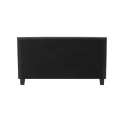 CSTORE KANSAS Lit Adulte 140x190 Cm - Simili Noir - Sommier Inclus -Talamo Magasin kansas lit adulte 140x190 cm simili noir sommier inclus 11709342 30860294 1140x1140
