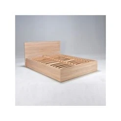 Marque Generique Lit Coffre En Hêtre Avec Tête De Lit Et Sommier à Latte Multiplis C... -Talamo Magasin l001mli3117007 0101 0750 p04