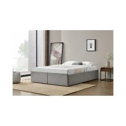 Fournier Decoration LAGERTHA LIT COFFRE LIN GRIS 160X200 CM 2 TIROIRS 7 Fournier Decoration LAGERTHA LIT COFFRE LIN GRIS 160X200 CM 2 TIROIRS -Talamo Magasin lagertha lit coffre lin 2 tiroirs 2