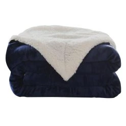 Marque Generique Le Grand Canapé-lit De La Maison De Couverture Douce Chaude En Polair... 11 Marque Generique Le Grand Canapé-lit De La Maison De Couverture Douce Chaude En Polair... -Talamo Magasin le grand canape lit de la maison de couverture douce chaude en polaire jette 200x230cm bleu royal 8694683 22337377 1140x1140