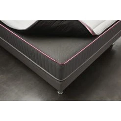 Le Matelas 365 Matelas 365 Boost Chauffant Et Connecté Confort Ferme 140 X 190 Ep 27... -Talamo Magasin lematelas365 boost detail angle ouvert 3d