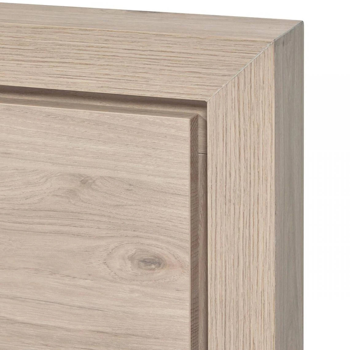 Altobuy LETTY - Lit 140x190cm Avec Tête De Lit Aspect Bois Clair 4 Altobuy LETTY - Lit 140x190cm Avec Tête De Lit Aspect Bois Clair – Image 2