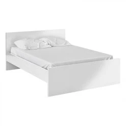 BUT Lit 140x190 Cm BEST LAK 2 Blanc Laqué