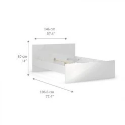 BUT Lit 140x190 Cm BEST LAK 2 Blanc Laqué 8 BUT Lit 140x190 Cm BEST LAK 2 Blanc Laqué -Talamo Magasin lit 140x190 cm best lak 2 blanc laque 9163653 23922507 1140x1140
