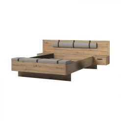 Linea Natura Lit 140x190 Cm Chevets Et Banc Intégrés PRESTIGE Imitation Chêne Ar... 9 Linea Natura Lit 140x190 Cm Chevets Et Banc Intégrés PRESTIGE Imitation Chêne Ar... -Talamo Magasin lit 140x190 cm chevets et banc integres prestige imitation chene artisan 10501616 27188064 1140x1140