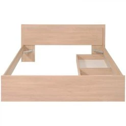 BUT Lit 160x200 Cm EKKO Imitation Chêne -Talamo Magasin lit 160x200 cm ekko imitation chene 9836506 25407678 1140x1140