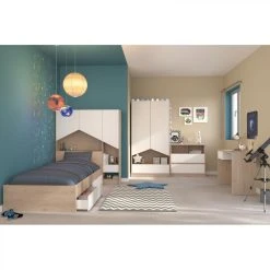 BUT Lit 90 X 190 Cm SHELTER Imitation Chêne 8 BUT Lit 90 X 190 Cm SHELTER Imitation Chêne -Talamo Magasin lit 90 x 190 cm shelter imitation chene 10156040 26129956 1140x1140