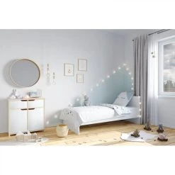 BUT Lit 90x190 Cm BEST LAK 2 Blanc Laqué -Talamo Magasin lit 90x190 cm best lak 2 blanc laque 9163595 23922257 1140x1140