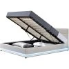 Habitat Et Jardin Lit Coffre LED Anastasia - 140 X 190 Cm - Blanc -Talamo Magasin lit 94025b vue0