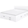 CSTORE Lit Adulte Contemporain 160x200 Cm - 4 Tiroirs - 2 Chevets Avec Niche... 2 CSTORE Lit Adulte Contemporain 160x200 Cm - 4 Tiroirs - 2 Chevets Avec Niche... -Talamo Magasin lit adulte contemporain 160x200 cm 4 tiroirs 2 chevets avec niche decor blanc mat udine 10969416 28661248 1140x1140
