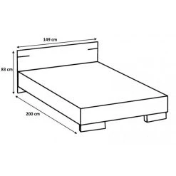 Pegane Lit Adulte Double 140 X 190cm + 2 Chevets Coloris Imitation Chêne Pou... 10 Pegane Lit Adulte Double 140 X 190cm + 2 Chevets Coloris Imitation Chêne Pou... -Talamo Magasin lit adulte double 140 x 190cm 2 chevets coloris imitation chene poutrechrome brillant longueur 149 x profondeur 200 x hauteur 81 cm 11498460 30072400 1140x1140