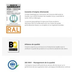 Pegane Lit Adulte Double 140 X 190cm + 2 Chevets Coloris Imitation Chêne Pou... 11 Pegane Lit Adulte Double 140 X 190cm + 2 Chevets Coloris Imitation Chêne Pou... -Talamo Magasin lit adulte double 140 x 190cm 2 chevets coloris imitation chene poutrechrome brillant longueur 149 x profondeur 200 x hauteur 81 cm 11498460 30072402 1140x1140