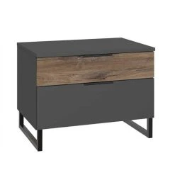 Pegane Lit Adulte Double 180x200 Cm King Size + 2 Chevets Coloris Imitation C... 11 Pegane Lit Adulte Double 180x200 Cm King Size + 2 Chevets Coloris Imitation C... -Talamo Magasin lit adulte double 180x200 cm king size 2 chevets coloris imitation chene graphite hauteur 92 x longueur 189 x profondeur 210 cm 11604012 30481678 1140x1140