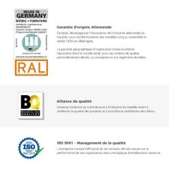 Pegane Lit Adulte Double King Size 180 X 200cm + 2 Chevets Coloris Imitation ... -Talamo Magasin lit adulte double king size 180 x 200cm 2 chevets coloris imitation chene chataignegraphite longueur 189 x profondeur 210 x hauteur 94 cm 13195320 35817950 1140x1140