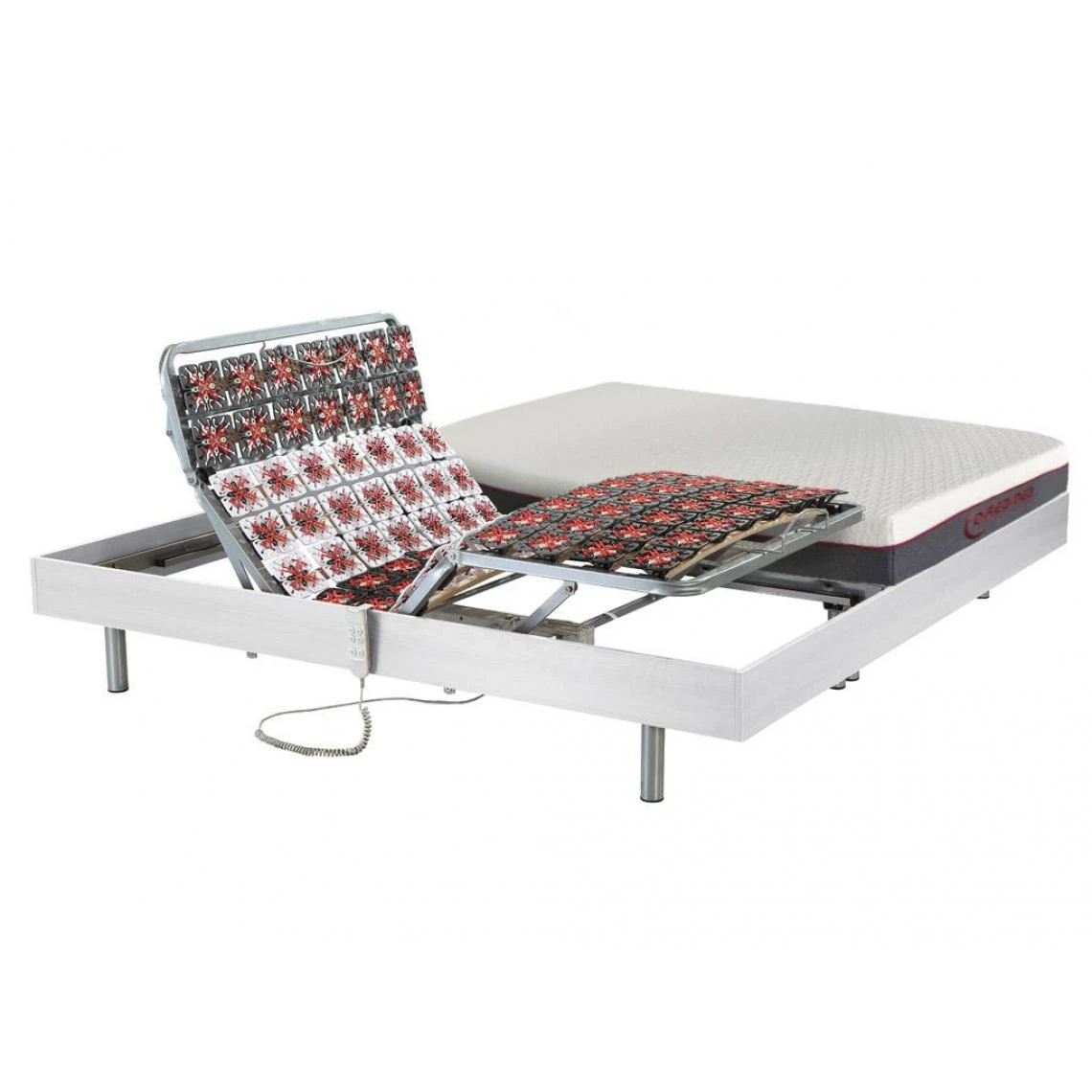 Vente-unique Lit électrique Relaxation Tout Plots Matelas Mémoire De Forme ATRIDE... 3 Vente-unique Lit électrique Relaxation Tout Plots Matelas Mémoire De Forme ATRIDE...