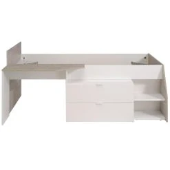 Vente-unique Lit Avec Bureau Et Rangements - 90 X 200 Cm - Blanc Et Naturel + Sommi... 10 Vente-unique Lit Avec Bureau Et Rangements - 90 X 200 Cm - Blanc Et Naturel + Sommi... -Talamo Magasin lit avec bureau et rangements 90 x 200 cm blanc et naturel sommier gisele 14085522 39137308 1140x1140
