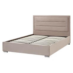 Beliani Lit Avec Coffre En Velours Taupe 160 X 200 Cm ROUEN -Talamo Magasin lit avec coffre en velours taupe 160 x 200 cm rouen 14046880 38987008 1140x1140