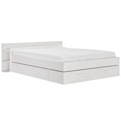 BUT Lit 160x200 Cm Avec Rangement Avec Rangements TONIGHT Blanc -Talamo Magasin lit avec rangement 160x200 cm tonight blanc 9328053 24347487 1140x1140