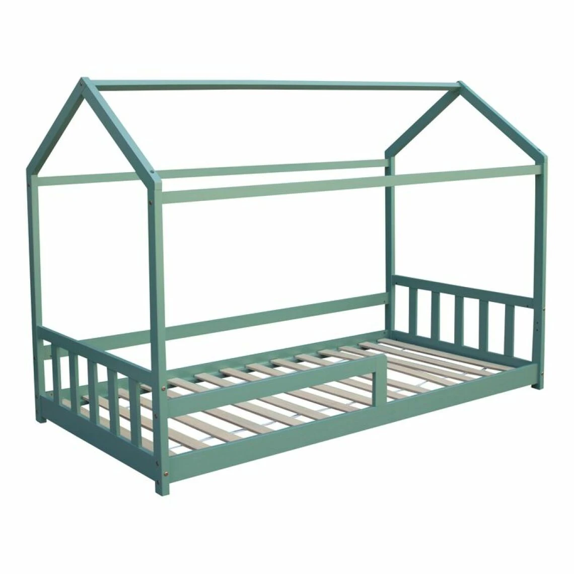 BUT Lit Cabane HUTTY 90x190 Cm Vert 3 BUT Lit Cabane HUTTY 90x190 Cm Vert