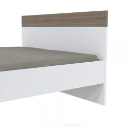 Le Quai Des Affaires Lit CAMPER 140x190 Cm / Blanc & Chêne Blanchi -Talamo Magasin lit camper 140x190 cm blanc et chene blanchi 10950308 28599610 1140x1140