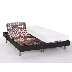 Vente-unique Lit électrique Relaxation Tout Plots Matelas Latex CASSIOPEE III De D...