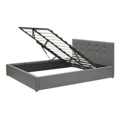 BUT Lit Coffre 160x200 Cm Avec Sommier SYLA 2 Gris -Talamo Magasin lit coffre 160x200 cm avec sommier syla 2 gris 14001598 38830740 1140x1140