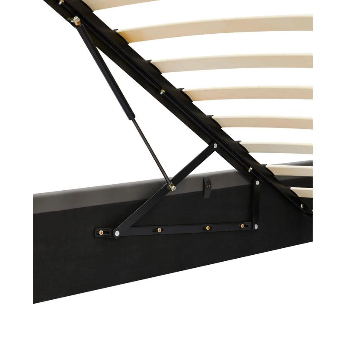 BUT Lit Coffre 160x200 Cm Avec Sommier SYLA 2 Noir 5 BUT Lit Coffre 160x200 Cm Avec Sommier SYLA 2 Noir – Image 3