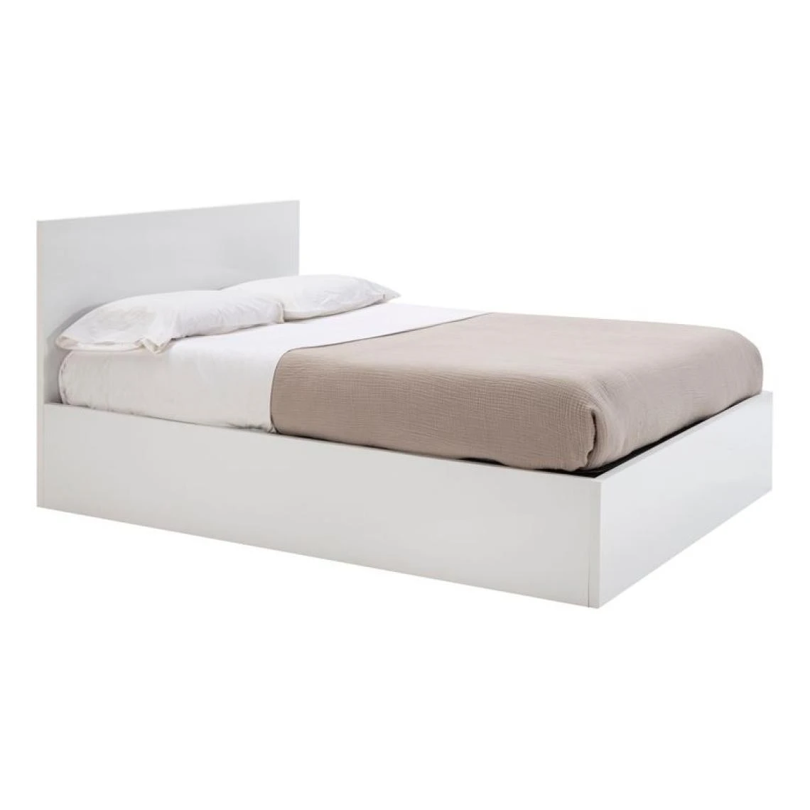 BUT Lit Coffre 160x200 Cm BEST 2 Blanc Brillant 7 BUT Lit Coffre 160x200 Cm BEST 2 Blanc Brillant – Image 5