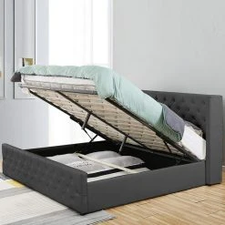 Meubler Design Lit Coffre Design Avec Led OSMOS - Gris - 160x200 9 Meubler Design Lit Coffre Design Avec Led OSMOS - Gris - 160x200 -Talamo Magasin lit coffre design avec led osmos gris 160x200 7938989 20089923 1200x1200